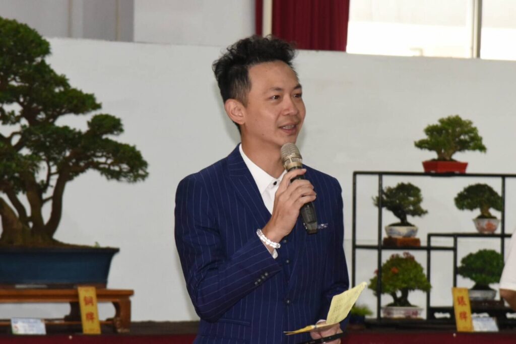 2025台灣花菓盆栽展盛大登場!藝韻新生・自然共榮 花菓盆栽協會理事長彭冠今理事長:以盆栽為語言,讓自然走進生活——2025台灣花菓盆栽展啟動藝韻新章!(圖/記者蔡尚芸翻攝)
