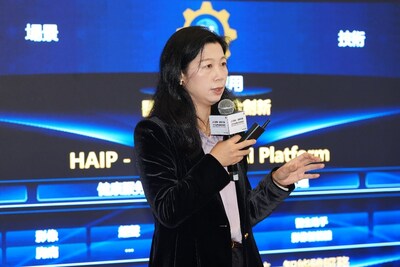 華為醫療衛生軍團副總裁（生態夥伴）葛琴女士致辭