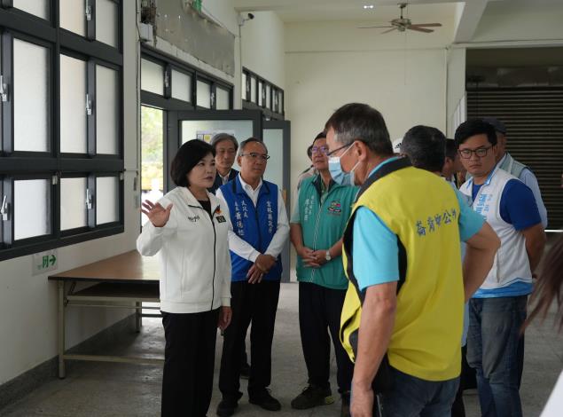 縣長張麗善責成民政處、消防局協助崙背鄉公所提升豐榮公墓服務設施。